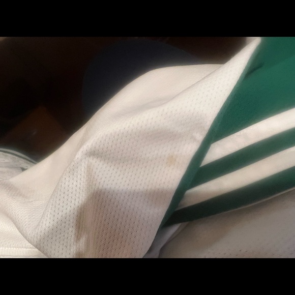 CELTICS BASKETBALL Long Sleeve White and Green Jersey-Adidas Clima365 - Large - Picture 9 of 9